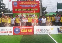 Tấn Trường tỏa sáng, Ruby FC vô địch Giải bóng đá truyền thống Phương Tuấn Hội An - Tranh Cúp công chứng Luật Hải năm 2019. 