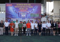 Khai mạc Giải bóng đá truyền thống tranh Cup Báo Công an Thành phố Đà Nẵng lần XI năm 2020.