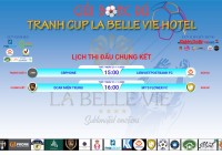 Chung kết giải bóng đá Tranh Cup La Belle Vie Hotel năm 2020: Hứa hẹn một trận cầu mãn nhãn.