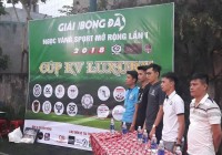 Tưng bừng khai mạc giải bóng đá Ngọc Vàng Sport - KV Luxury Cup 2018
