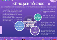 Kế hoạch tổ chức SJC Open Cup 2025