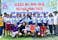 Trường THCS Trần Phú vô địch giải bóng đá HTPĐ khối THCS Tp Vĩnh Long - Cúp Nguyễn Đình Chiểu lần thứ 4-2020