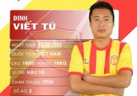 Đinh Viết Tú, chàng lãng tử của bóng đá Nam Định