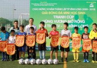 Giải Bóng đá mini học sinh Tranh Cúp Hùng Vương mở rộng lần 15- TP Vĩnh Long 2019 |  Kịch tính ngay từ đầu