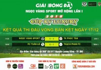 Thiên Kim Phúc Tân và Tuấn Lê FC vào chung kết Giải bóng đá Ngọc Vàng Sport - KV Luxury Cup 2018