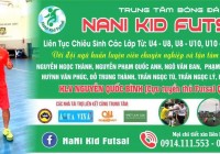 Trung tâm bóng đá Nani Kid Futsal chấp cánh cho những đam mê Futsal.