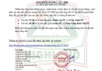 Thông báo số 5 - Giải Bóng Đá Highland Championship - HLC - S7 -2020