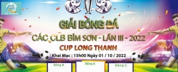 Giải bóng đá 7 người các CLB Bỉm Sơn cúp Long Thanh năm 2022