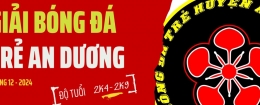 Giải Bóng Đá Trẻ An Dương Mở Rộng 2024