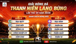 GIẢI BÓNG ĐÁ THANH NIÊN LÀNG BÙNG LẦN THỨ 24 NĂM 2026