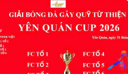 Giải nóng đá chào Xuân 2026 - Thiện Nguyện Lần 2