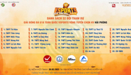 GIẢI ĐẤU U18 TOÀN QUỐC VSPORTS MÙA 2 NĂM 2023 | VÒNG TUYỂN CHỌN TP HẢI PHÒNG