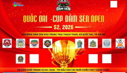 GIẢI BÓNG ĐÁ CÚP ĐẦM SEN OPEN S2 - NĂM 2026