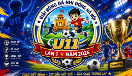 GIẢI BÓNG ĐÁ NHI ĐỒNG THÀNH PHỐ HÀ NỘI CUP THÁNH GIÓNG NĂM 2026