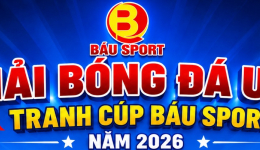 GIẢI BÓNG ĐÁ U15 TRANH CUP BÁU SPORT NĂM 2026