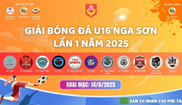 GIẢI BÓNG ĐÁ U16 NGA SƠN LẦN 1 NĂM 2025