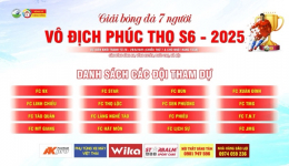 GIẢI BÓNG ĐÁ 7 NGƯỜI VÔ ĐỊCH PHÚC THỌ S6-2025