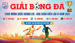 Giải bóng đá khu Xuân Viên lần VI năm 2025