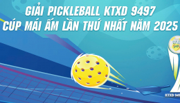 Giải Pickleball KTXD9497 Cúp Mái Ấm năm 2025 - Đôi nam & Đôi nam nữ