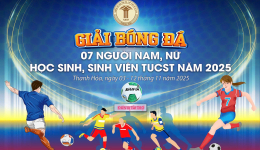 Giải bóng đá 7 người học sinh, sinh viên TUCST năm 2025 (Nam chuyên ngành TDTT)