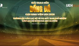 giải giao hữu bóng đá cựu sinh viên UEH 2026