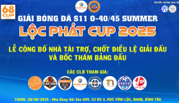GIẢI BÓNG ĐÁ S11 O40/45 SUMMER CUP LỘC PHÁT 2025