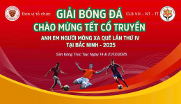 GIẢI BÓNG ĐÁ CHÀO MỪNG TẾT CỔ TRUYỀN LẦN THỨ IV TẠI BẮC NINH - 2025