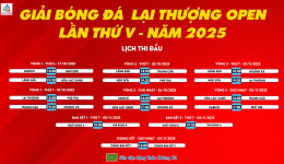 GIẢI BÓNG ĐÁ  LẠI THƯỢNG OPEN LẦN THỨ V - NĂM 2025