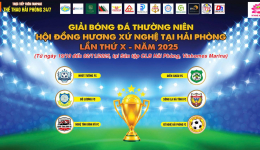GIẢI BÓNG ĐÁ NGHỆ TĨNH TẠI HẢI PHÒNG LẦN X - 2025