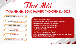 PHÚC THỌ OPEN S2 - NĂM 2025