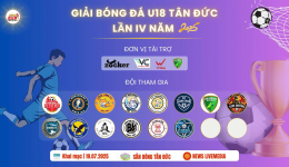 GIẢI BÓNG ĐÁ U18 TÂN ĐỨC NĂM 2025