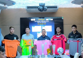 Lễ ra mắt giải và bốc thăm chia bảng Giải bóng đá Mái trường Kiến trúc Xây dựng  9497 Hà Nội lần thứ 2 năm 2024