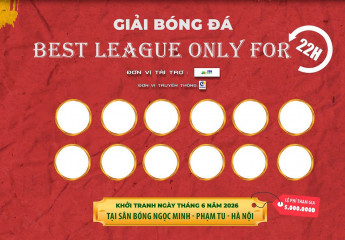 [HOT] CƠN BÃO BEST LEAGUE ONLY FOR 22H00 LẦN THỨ 6 ĐÃ ĐẾN !!!