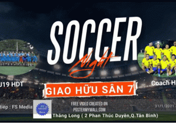 Giao hữu Tất niên Trung tâm bóng đá HDT Tân Bình - HCM
