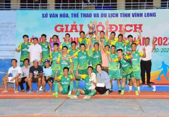 Long Hồ trở thành Tân vương Giải vô địch bóng đá tỉnh Vĩnh Long 2023