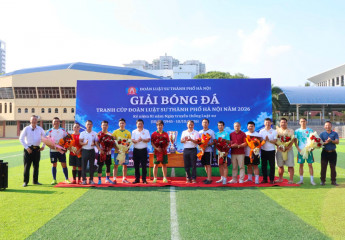 KHAI MẠC GIẢI BÓNG ĐÁ TRANH CÚP ĐOÀN LUẬT SƯ THÀNH PHỐ HÀ NỘI NĂM 2026