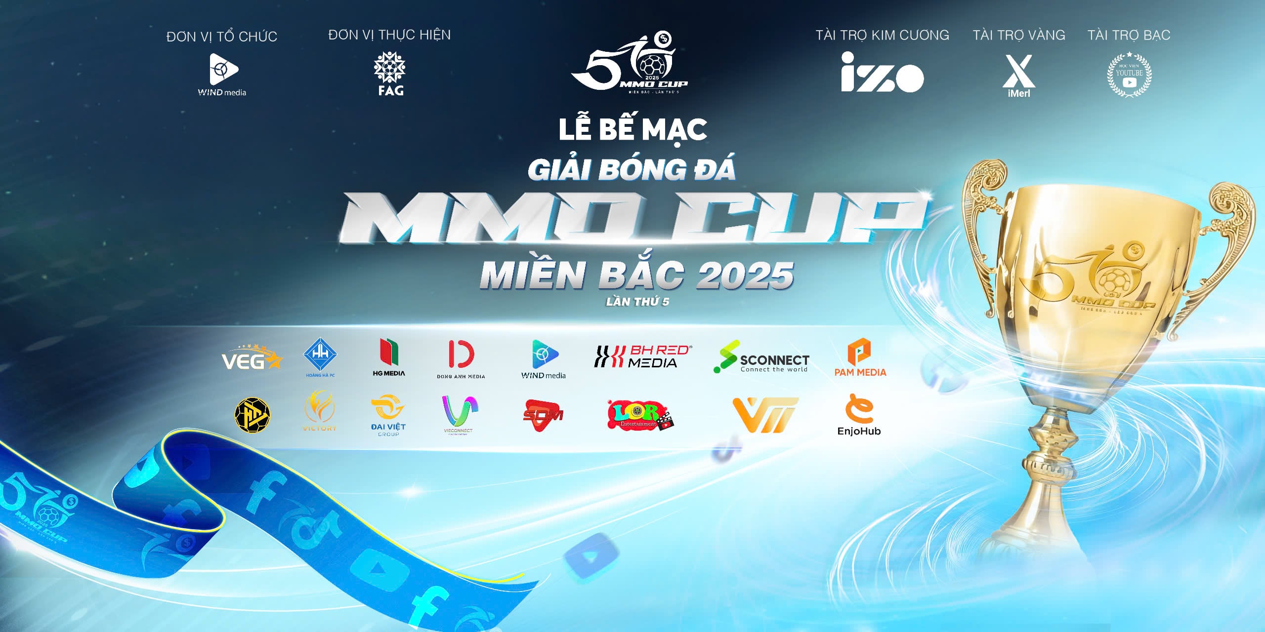 Lễ bế mạc Giải bóng đá MMO Cup 2025