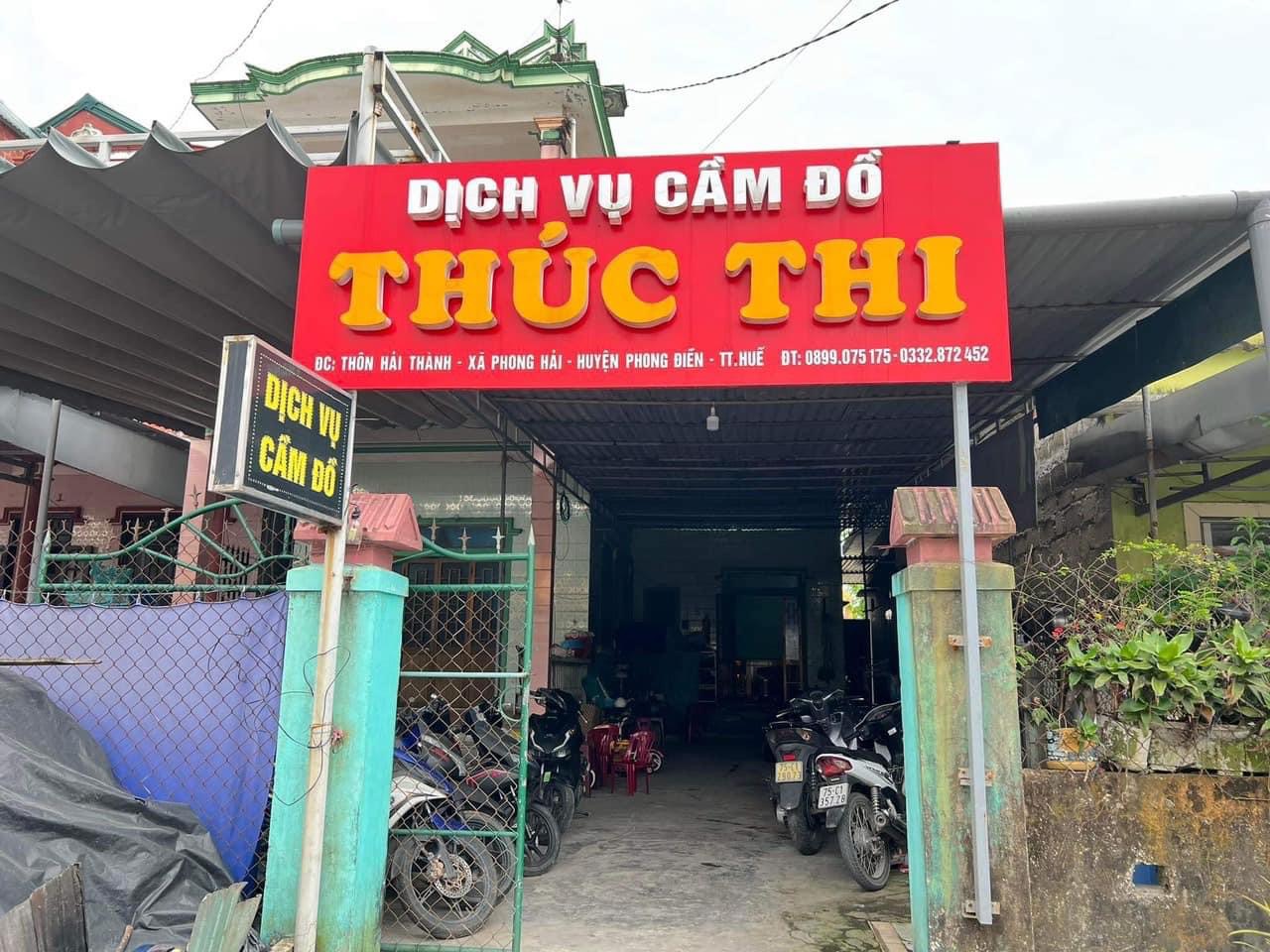 NHÀ TÀI TRỢ ĐỒNG: DỊCH VỤ CẦM ĐỒ THÚC THI