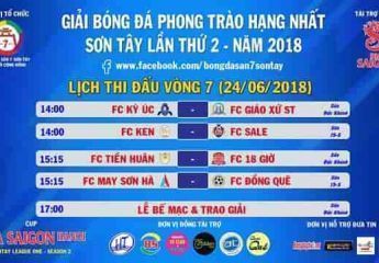 PHÁN XÉT CUỐI CÙNG | VÒNG 7 GIẢI HẠNG NHẤT SƠN TÂY SLO - S2 (24/06/2018)