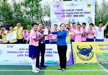 Giải Bóng đá sân 7 người - Tranh Cúp Truyền hình Sóc Trăng (STV) lần thứ II- 2023:  Đội Kim Thành (Bạc Liêu) giành ngôi vô địch