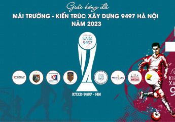 Cup Mái trường KTXD 9497 Hà Nội: Không chỉ là 1 giải bóng đá.