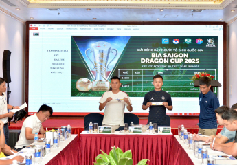 Bốc thăm Giải bóng đá 7 người VĐQG Bia Saigon Dragon Cup 2025 - Khu vực Đông Bắc Bộ tại Hải Phòng