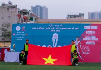 Khai mạc Cup Mái trường KTXD 9497 Hà Nội   năm 2023