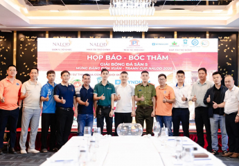 Bốc thăm Giải bóng đá sân 5 Mừng Đảng Đón Xuân - Tranh Cúp Nalod 2026