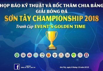Lễ bốc thăm chia bảng Giải bóng đá SON TAY CHAMPOINSHIP - Tranh Cup Event's Golden Time