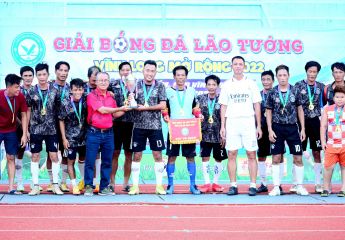 Giải Bóng đá Lão tướng Vĩnh Long mở rộng 2022: Ballack FC (Tiền Giang) vô địch