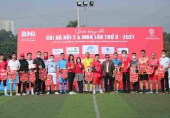 Tưng bừng khai mạc Giải bóng đá BNI Hà Nội 2 & MBN lần thứ 9 năm 2021