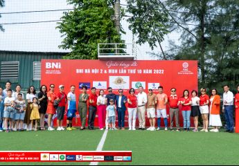 Tưng bừng khai mạc Giải bóng đá BNI Hà Nội 2 & MBN lần thứ 10 - năm 2022