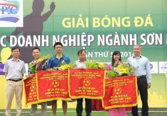Khởi động Giải bóng đá các doanh nghiệp Sơn miền Bắc lần thứ 9 - năm 2018.