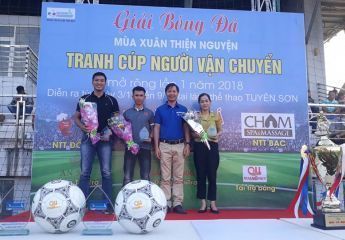 Khai mạc giải bóng đá Mùa Xuân Thiện Nguyện - Tranh Cúp Người Vận Chuyển lần thứ 1 năm 2018